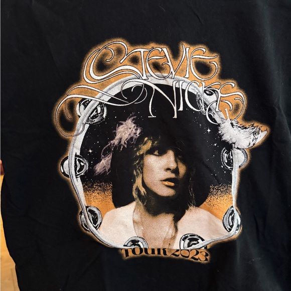 Steve Nicks Black Graphic Short Sleeve Tee 2023 tour - Picture 2 of 5